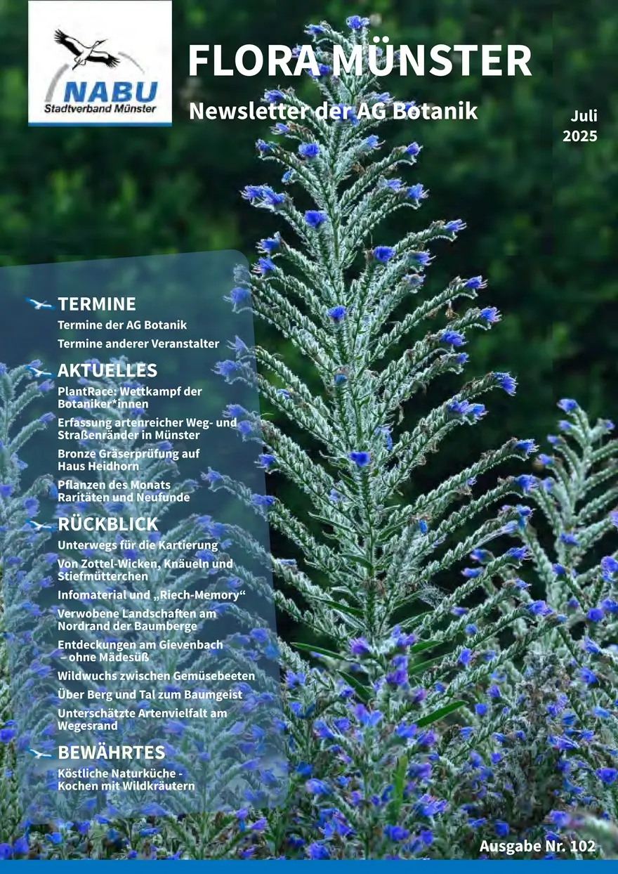 Newsletter Botanik AG Juli 2025